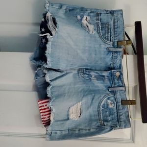 Womens Old Navy Boyfriend Jean Shorts Size 8
